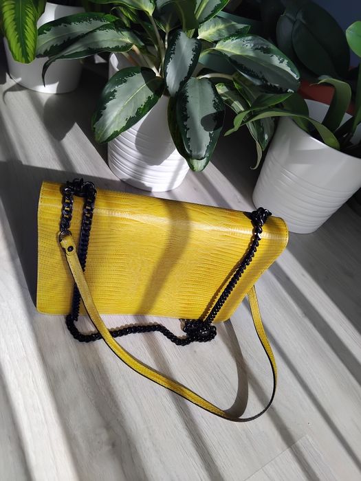 Geanta musette galbena