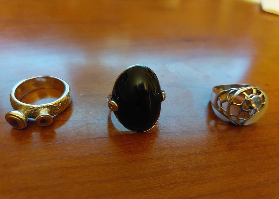 lantisor AUR 18k 14,8g 295 lei/g inele/brosa argint/lant ceas aliaj