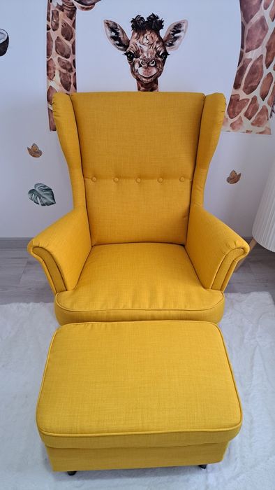 Fotoliu și taburet Ikea