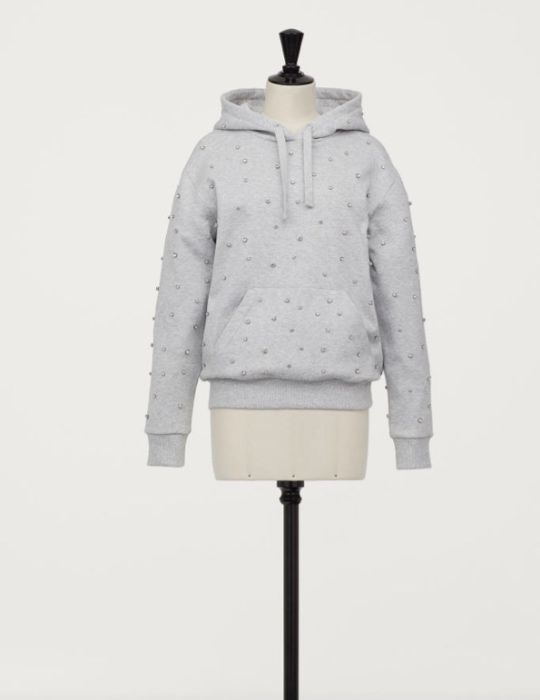 Bluza - hanorac cu gluga si strasuri Giambattista Valli, xs