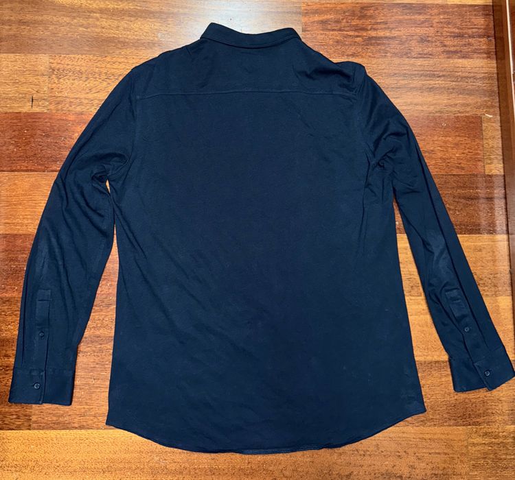 Camasa bleumarin matlasata, Armani Exchange, XL