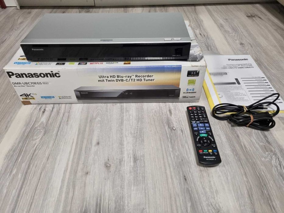 Panasonic Blu-Ray recorder HDD, Wi-fi nou