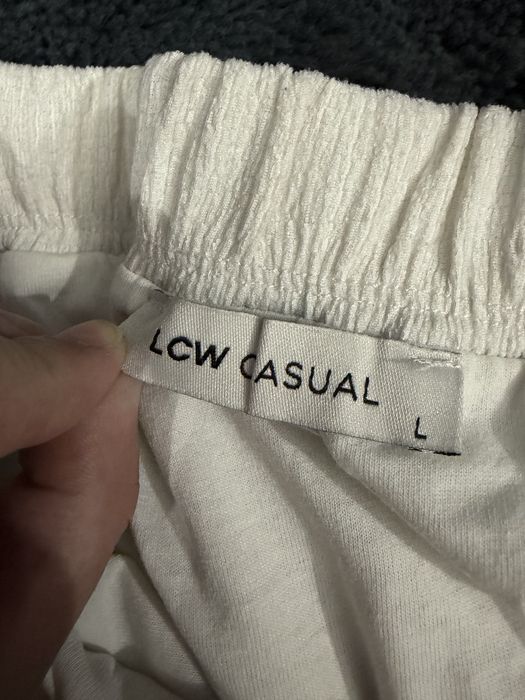 Юбка белая летняя