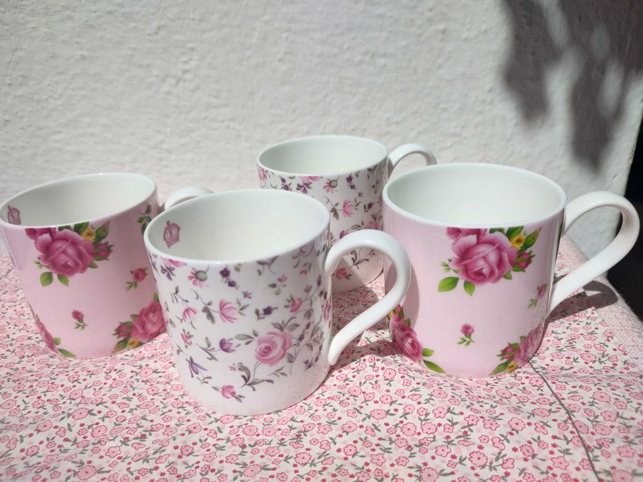 Чаши тип "мъг" Royal Albert New Country Roses и Pink Confetti