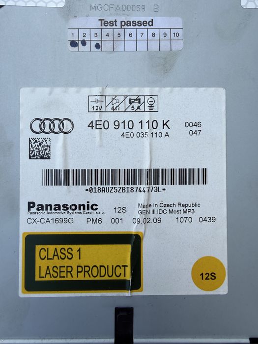 Magazie CD / CD Changer Audi A6 C6 4F / A8 D3 / Q7 4L 2004-2011