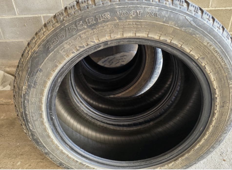 Резина зммняя шипованная 235/55/18