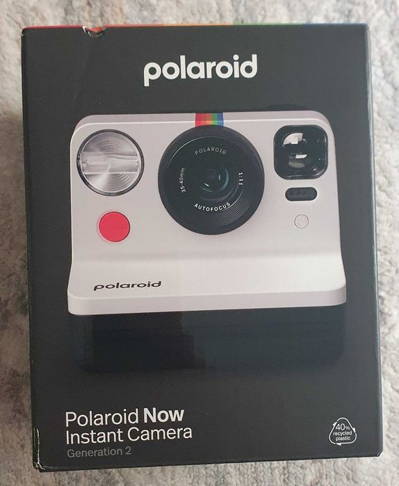 Camera Foto Instant Polaroid Now Gen 2 - Black & White sigilata 2 ani garanție