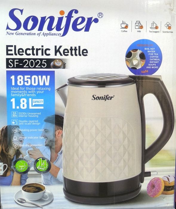 Супер скидка !!! Абсолютно новый электрический чайник Sonifer, chaynik