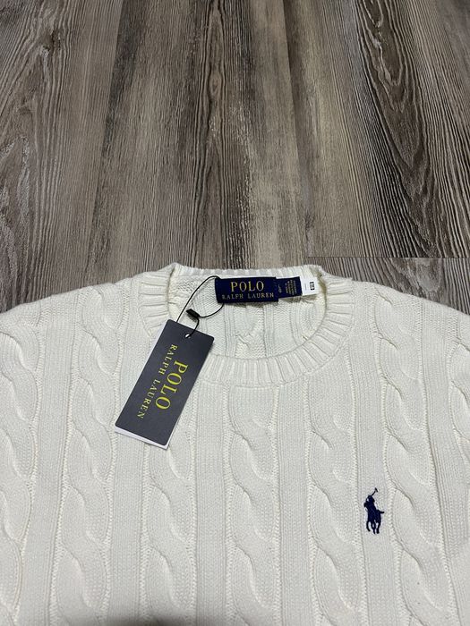 Sweater/ Pulover Ralph Lauren Alb marime L