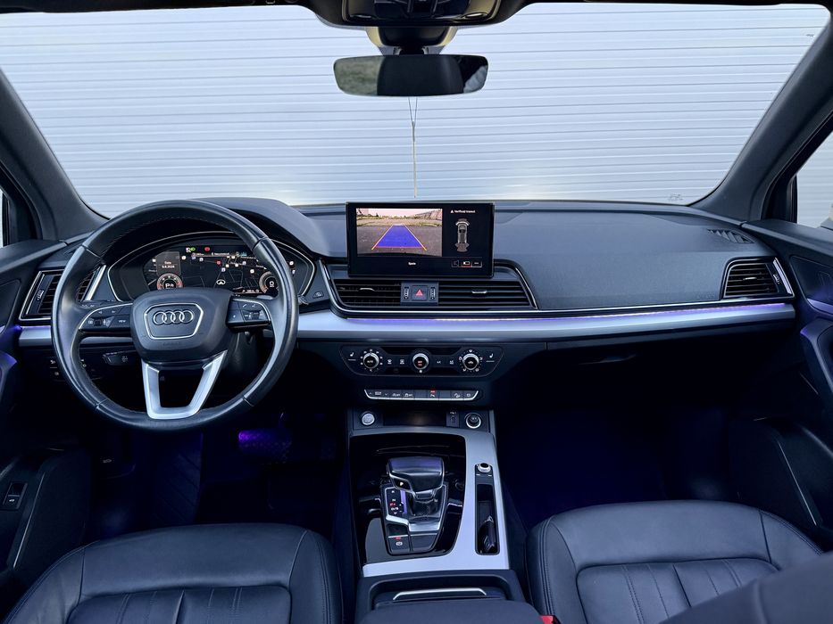 Audi Q5 S-line facelift 2021 2.0 diesel • panoramic • cockpit digital • ambientale • impecabil• revizie full efecuata