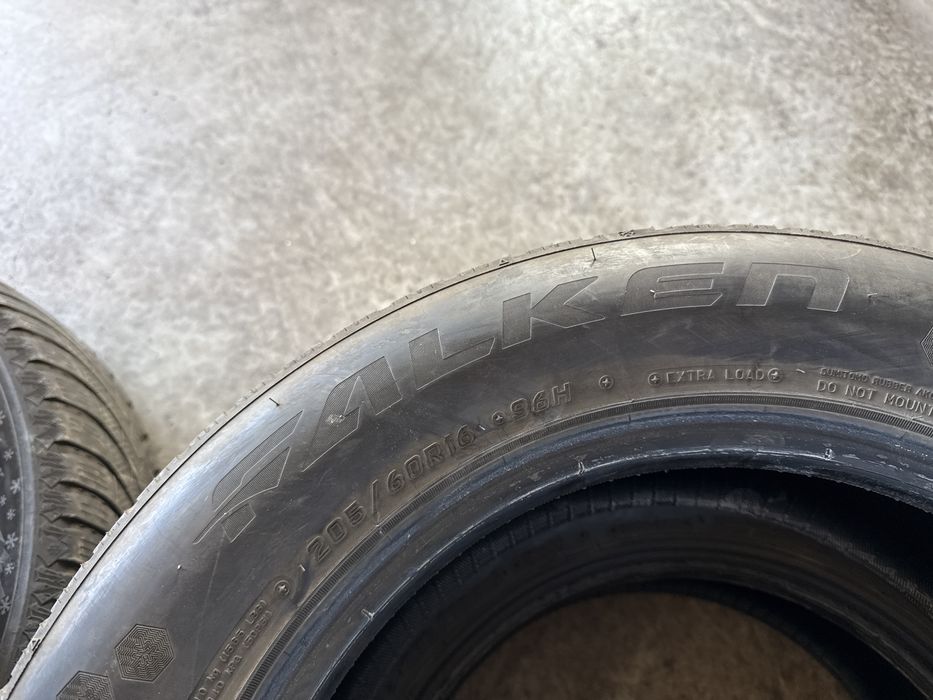 2бр. Зимни Гуми 205/60R/16 -FALKEN- DOT:4722- 4.7мм. ** 35€. за 2бр.**