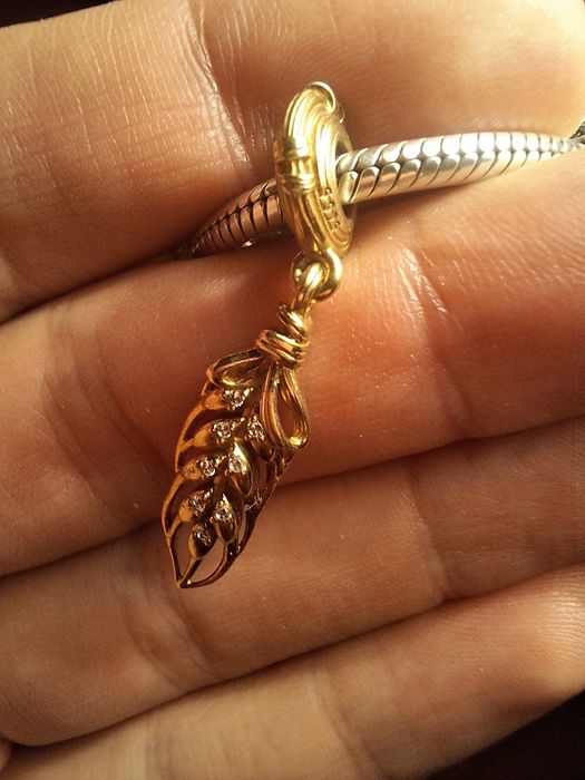 Bratara pandora argint + selectie 9 charmuri