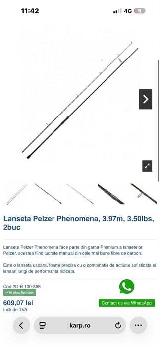 Se vinde set pentru pescuit crap!!!