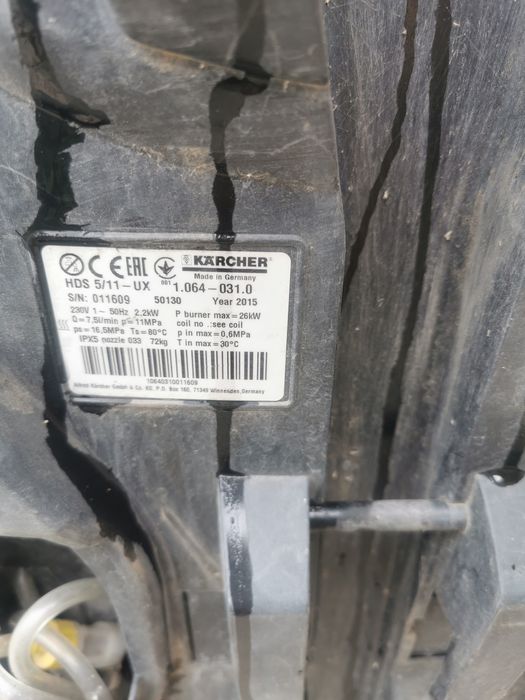 Aparat de spalat cu presiune Karcher HDS 5/11 defect