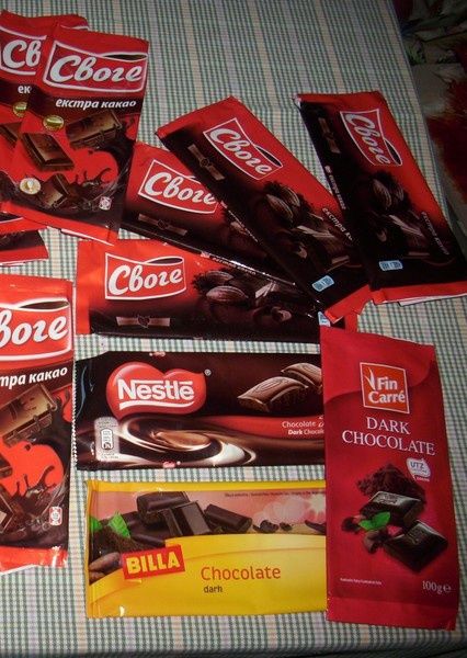 Кутии от шоколадови бонбони