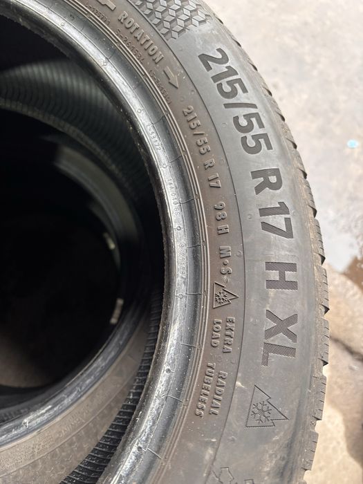 215/55/17 Continiental 4 бр