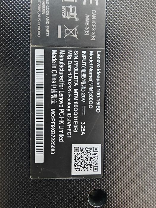 Laptop Lenovo procesor I5, SSD