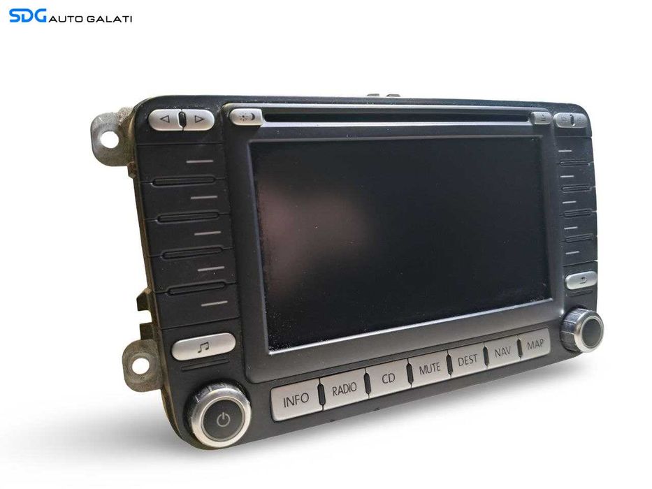 Unitate Radio CD Player Multimedia Navi Navigatie Map Volkswagen Golf 5 Plus 2004 - 2008 Cod 1K0035198C [LS0659]