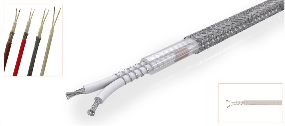 Греющий кабель силиконавая