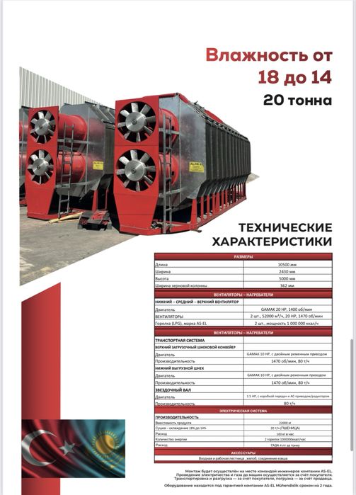 AS-EL зерно сушилка, зерносушилка