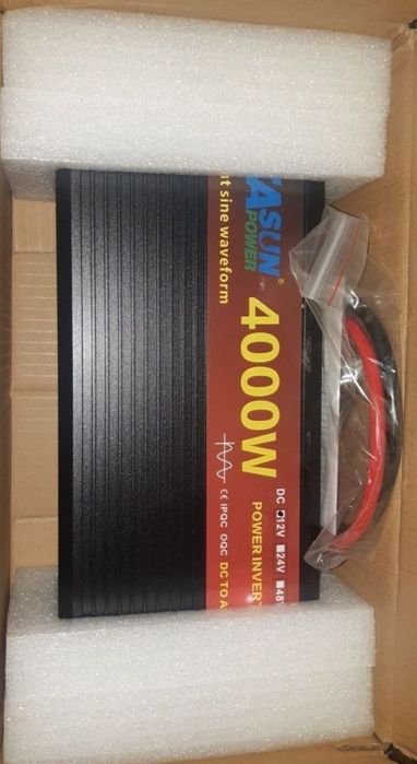 Invertor 12V/230V 4000W sinus pur, cabana, rulota, camper