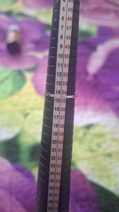 Inel aur 14k cu topaz si diamante