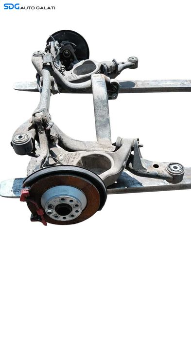 Punte Spate Completa pe Perne de Aer cu Fuzeta Butuc Rulment Stanga Dreapta Audi A6 C6 Allroad Quattro 4x4 2004 - 2008 [M8460]