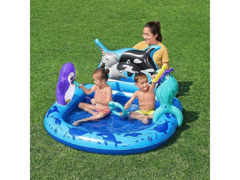НОВИ! Детски надуваем басейн център Bestway Polar Pals