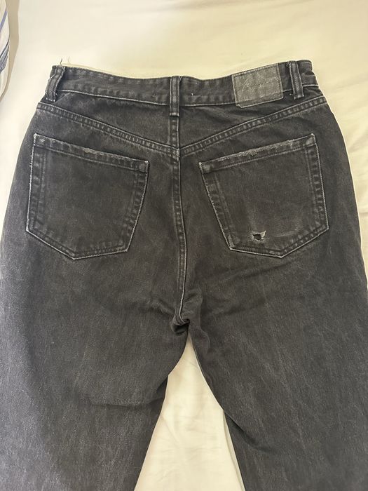 Черни дънки Pull and Bear