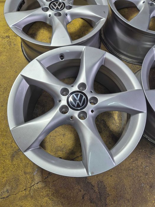 4 Jante Aliaj 5x112 17'' OE VW Golf Passat Touran Sharan Caddy Tiguan