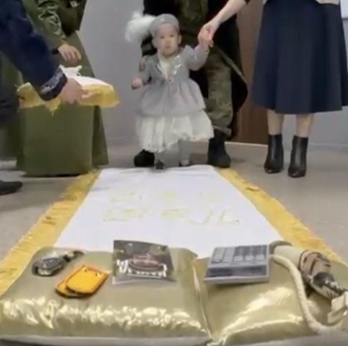 Платье казахское