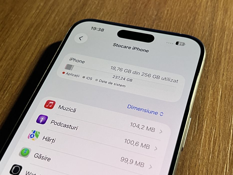 iPhone 15 Pro Max 256 Gb Alb Impecabil White Titanium