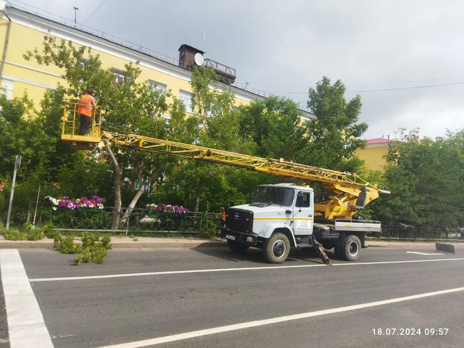 Услуги  автовышки АП-17