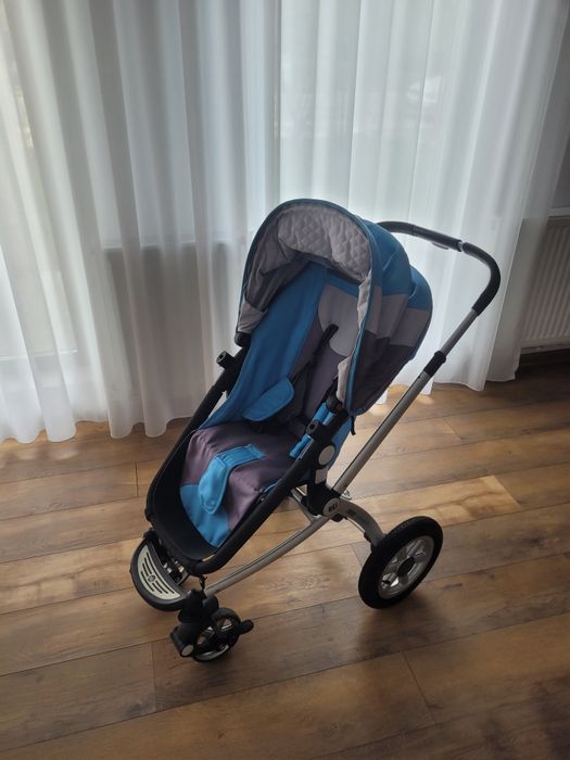 Cărucior 2 în 1 GbX Travel System – Albastru/Gri – Stare Bună