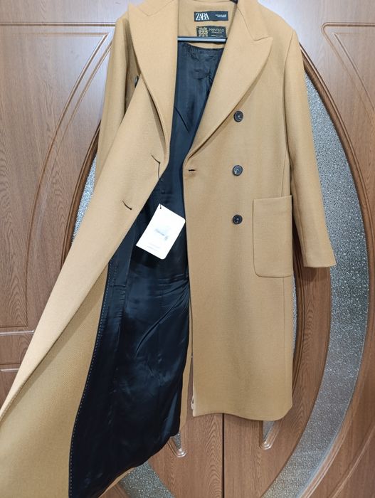 Palton Zara Manteco  M 75% lana