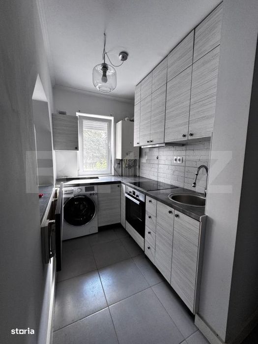 Apartament cu 2 camere, modern, mobilat si utilat.