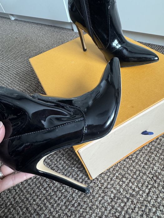 Botine/cizma Nine West, 35-36, lac, noi