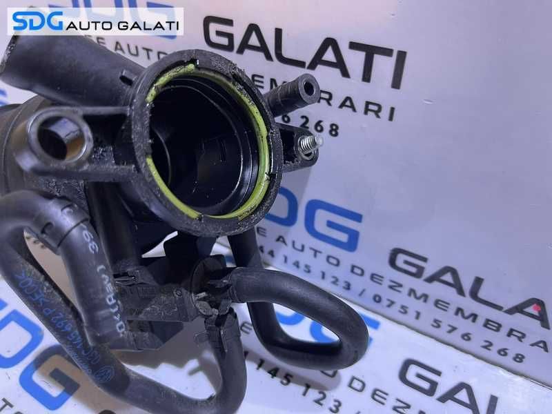 Tub Racord Admisie Supapa Electrovalva Convertor Presiune Turbo Turbina Turbosuflanta Audi A3 8P 1.4 TSI CAX CAXC CMSA 2008 - 2014 Cod 03C129656C [D0155]