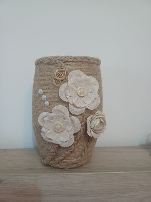 Vaza handmade din sticla!