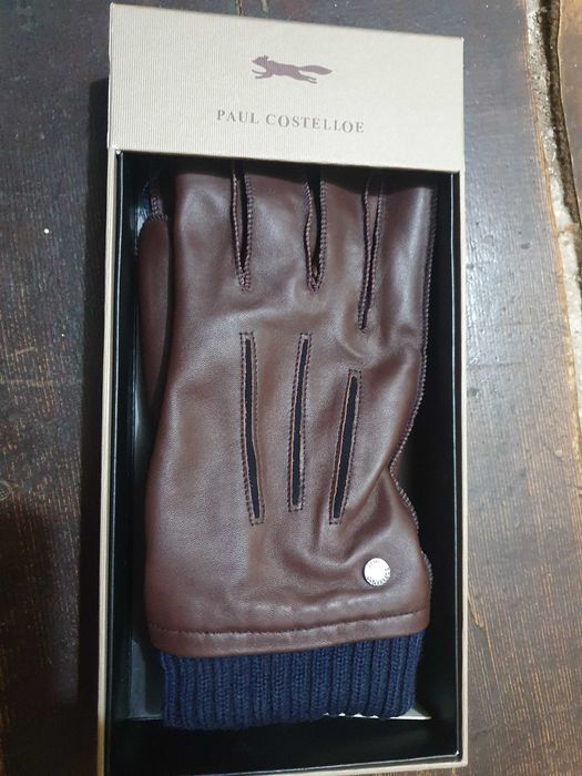 Мъжки кожени ръкавици ,размер S