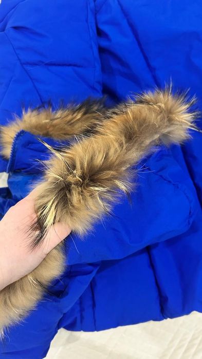 Қыстық куртка ұзын өлшемде