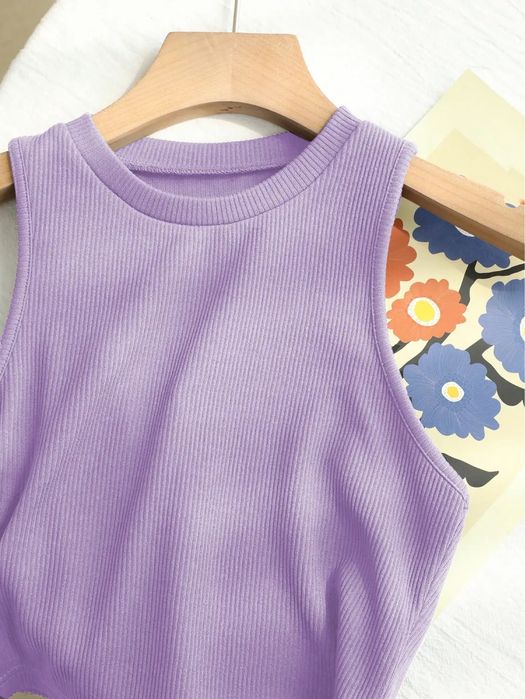 Женский топ в рубчик