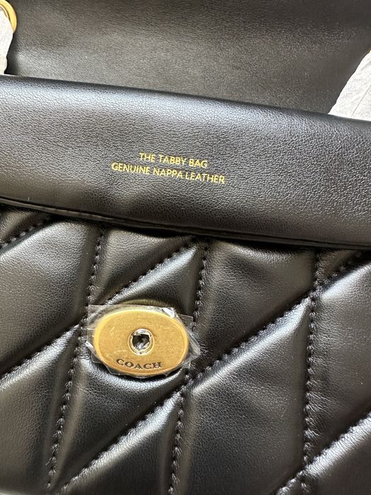 Дамска чанта Coach Tabby Shoulder Bag 26 в черен цвят