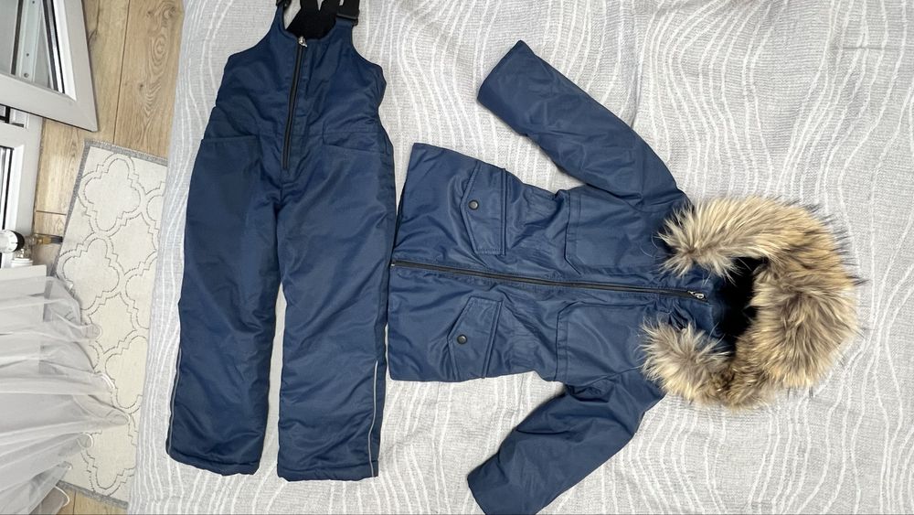 Пуховик комбинезон зимний детский