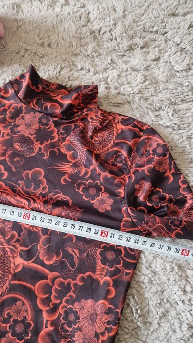 Body elastic in stil japonez, Bershka, marimea XS