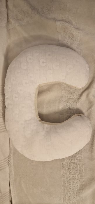 Pernă pentru alăptare - Albastru senin (Igienizată)