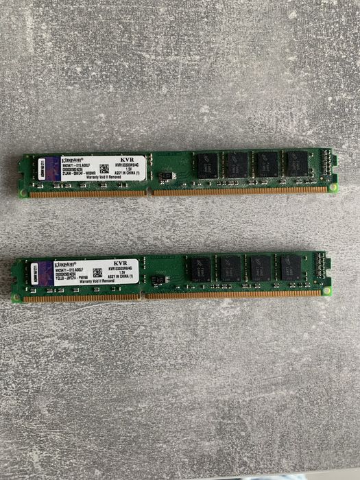 Kingston 2x4GB ddr3 1333mhz