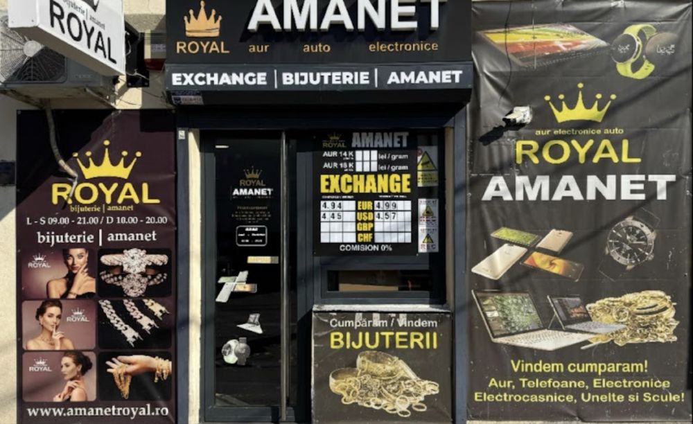 Bijuterie Amanet Exchange ROYAL  / Bijuterii AUR/ Ceasuri / Telefoane