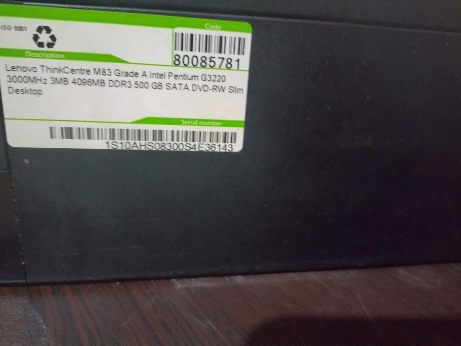Настолен компютър Леново ThinkCentre