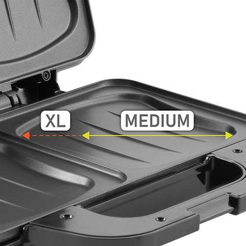 Sandwich maker XL, Adler CR3054, 1300W, inox